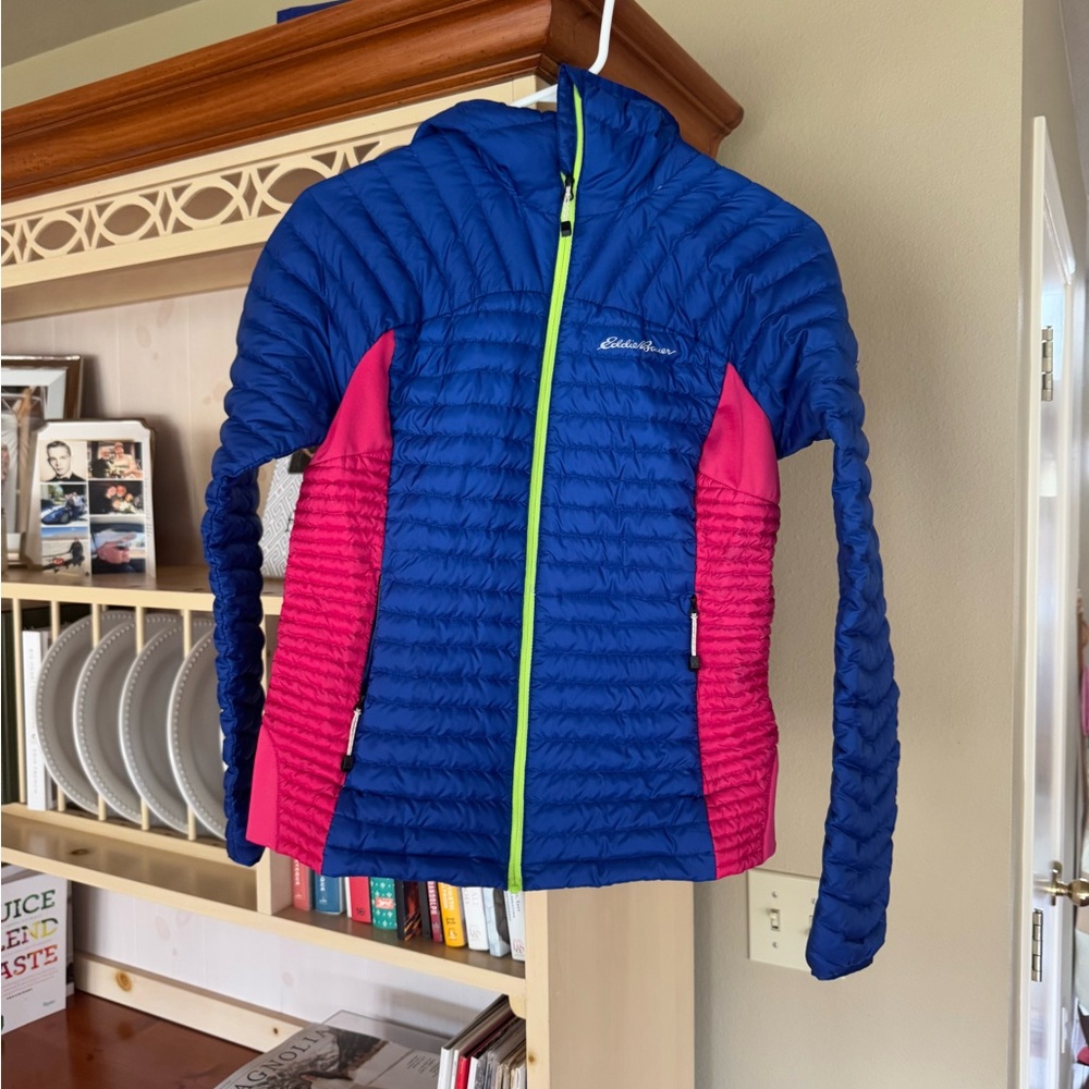 Eddie Bauer First Ascent Storm Down 800 Hooded Custom Jacket RARE
